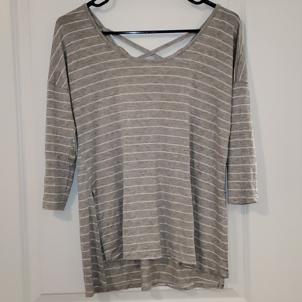 Three Quarter Length Sleeve Tappered Blouse